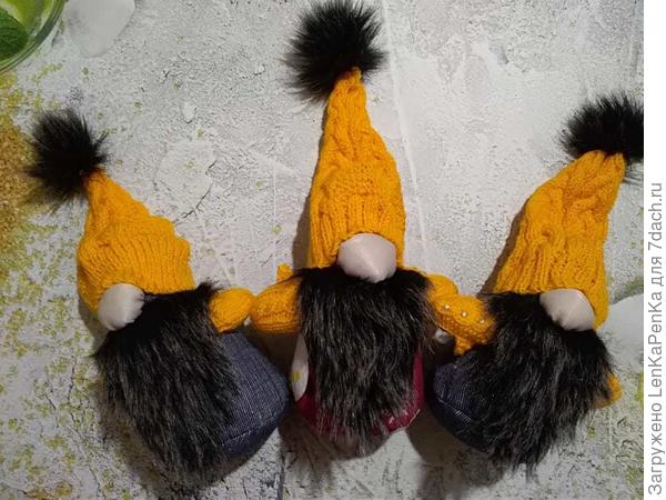 Скандинавский гном - новогодняя интерьерная игрушка своими руками. Мастер-класс с фото