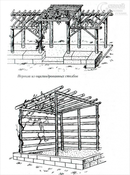Как сделать перголу своими руками