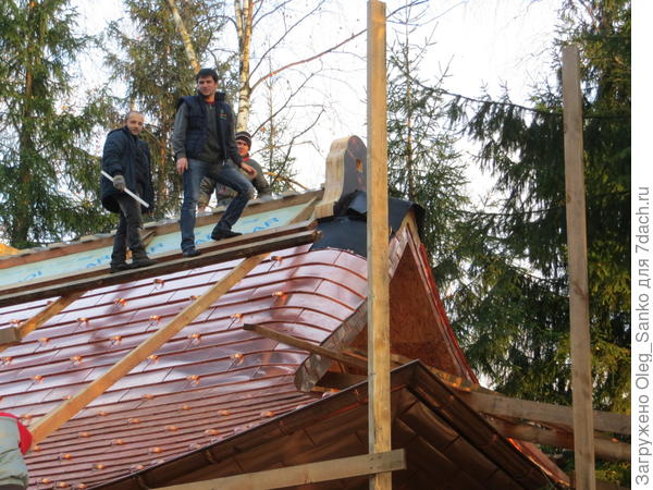 Ремонт и реконструкция крыши загородного дома